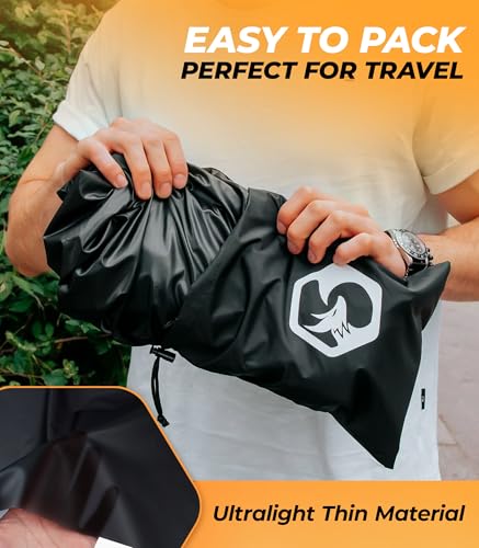 Foxelli Waterproof Rain Suit – Durable Breathable Lightweight Rainwear for Men & Women Perfect for Motorcycle Golf Fishing - Image 5