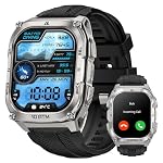 KOSPET – KOSPET Tank M4 Robuste Smartwatch Herren, Dual-Band GPS, Off