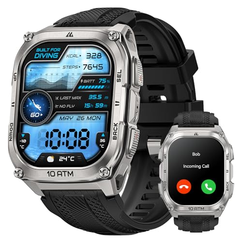 KOSPET Tank M4 - Reloj Inteligente GPS para Hombre, Carcasa Compl...