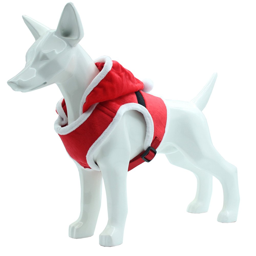 santa dog harness