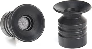 ohhunt Rifle Scope Rubber Eyepiece Extender for Airsoft Rifle Scope Telescope, Rubber Cover, Black, Scope Eyeshade