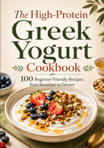 The High-Protein Greek Yogurt Cookbook: 100 Beginner-Friendly Recipes For Every Meal — Breakfasts, Dips, Mains, Bakes & Frozen Treats, With Protein And Calories On Every Page