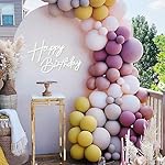 Happy Birthday Sign for Backdrop - Felt Happy Birthday Sign for Balloon Arch Birthday Party Balloon Arch Backdrop Decorations for Birthday Party Baby Shower - White - Image 3