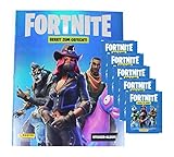 Panini Fprtnite Sammelsticker Fortnite Sticker - Serie 1 (2019) - 1 Album + 5 Booster (25 Sammel Sticker)