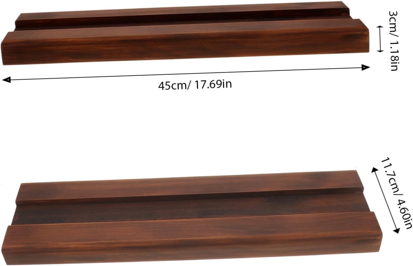 Unique Quicksand Painting Ornament Base Wooden Mirror Fixed Stand Floor Mirror Stand Base Minimalist Design