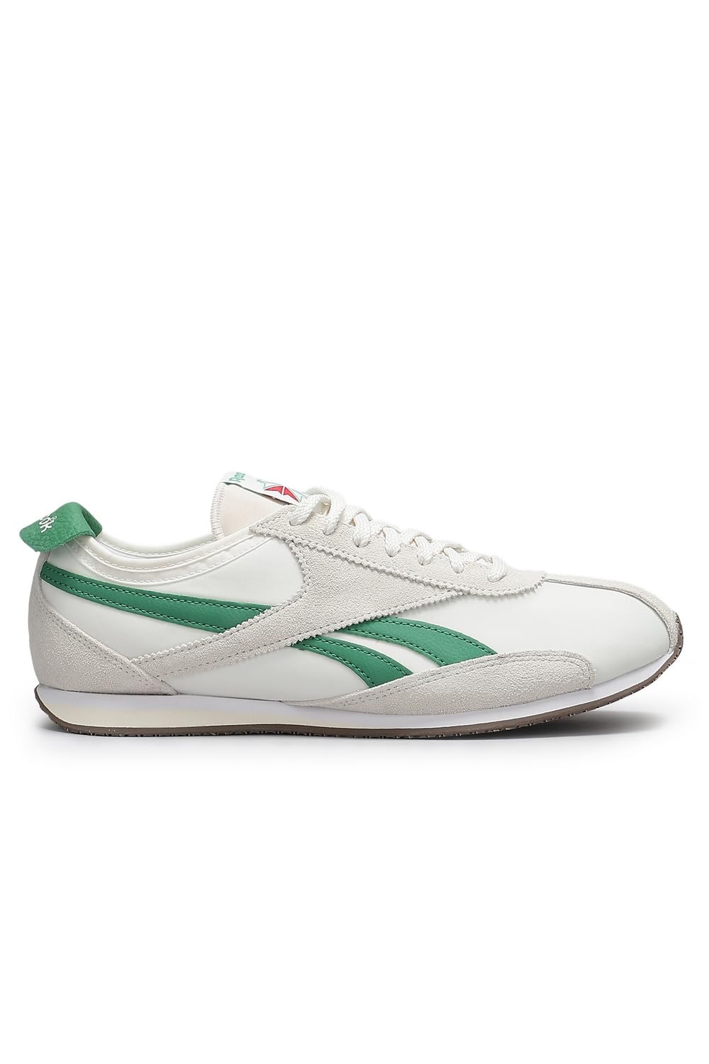 Reebok Unisex R400 Trainers, Chalk/Chalk/Glen Green, 38.5 EU