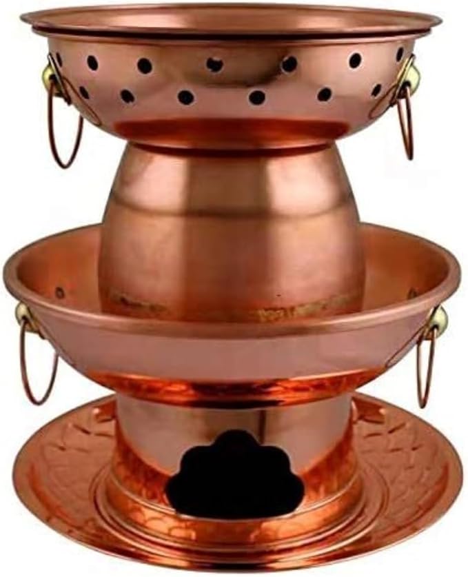 Olla de cobre para hot pot tradicional china 32 cm miniatura 7