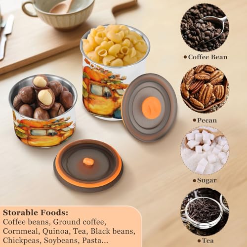 Recipiente Hermético de Café Acero Inoxidable 900ml miniatura 5