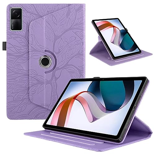 TEDTIKJT Rotating Case for Xiaomi Redmi Pad 10.61 Inch 2022 360 Degree Rotating Stand Protective Cover PU Leather Tablet Case for Xiaomi Redmi Pad 10.6 Flip Cover