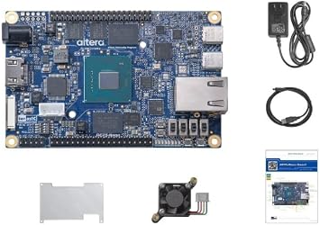 DE25-Nano FPGA Development and Education Board with Power Adapter, USB Cable, Cooling Fan, Manual