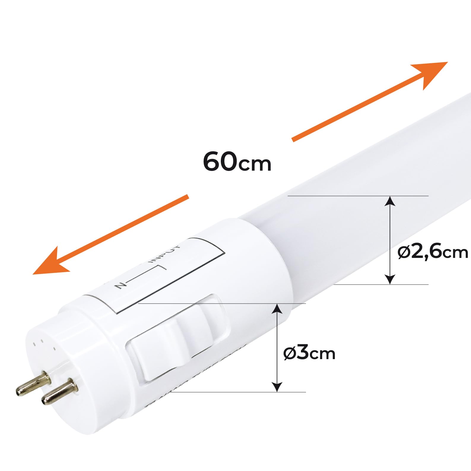 LED ATOMANT 24x Tubo LED T8 60cm 9W CCT 3000-6500K 1100lm