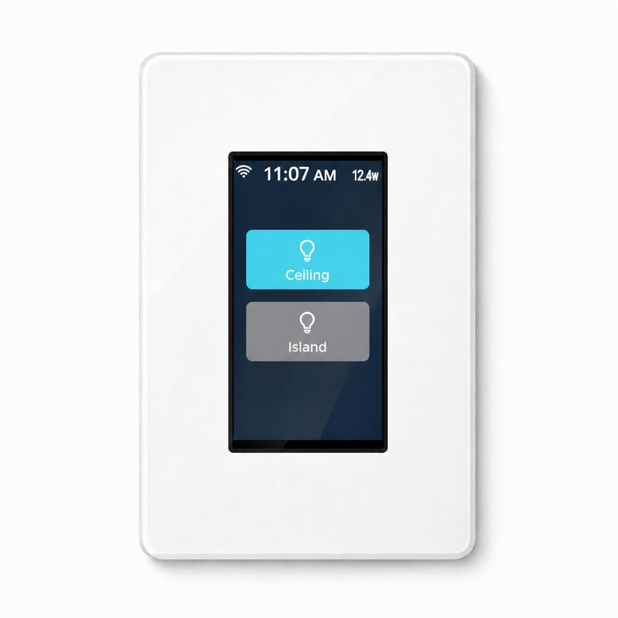 LANBON L9 1- or 2-Load LCD Smart Light Switch—See What You Control at a Glance, Selectable Modes, Custom Names/Icons, Motion Wake & Auto Light, Smart Living App, US Multi-Gang, Neutral Wire, L9-HS2