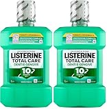 Mejor que el cepillo de dientes - Utilizado dos veces al día, el enjuague bucal LISTERINE reduce la placa 5x veces más que solo el cepillo de dientes y el hilo dental*