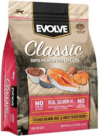 Evolve Classic Deboned Salmon, Rice and Sweet Potato Recipe Cat Food, 2.75lb