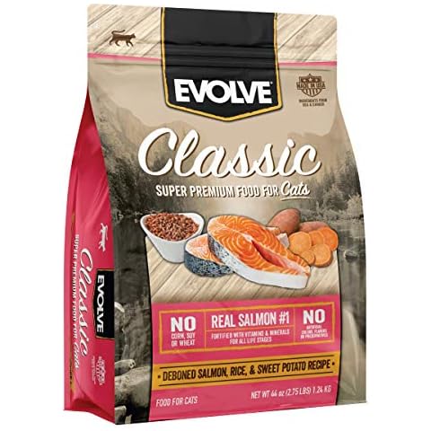 Evolve Classic Deboned Salmon, Rice and Sweet Potato Recipe Cat Food Cover