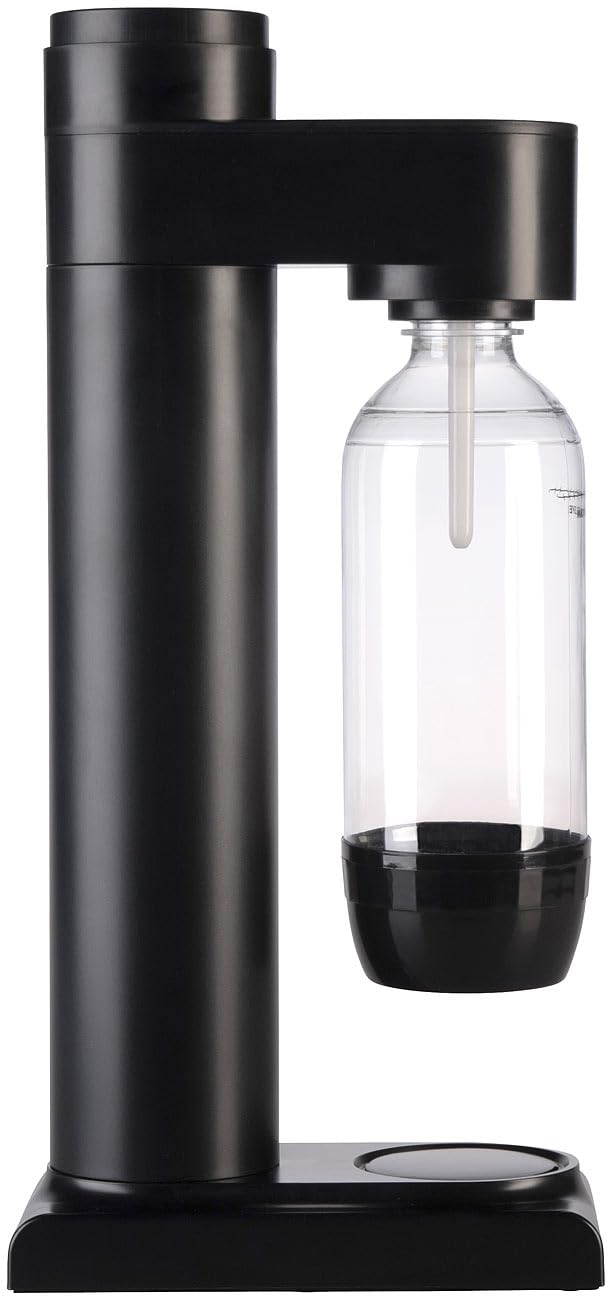 Rosenstein & Söhne Wassersprudler Küche: Soda-Wassersprudler mit 1-Liter-Flasche, Soda-Stream-kompatibel (Sodastream, Sprudelmaschine, Wasserhahn)
