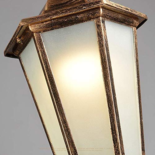 Lampe murale rustique extérieure étanche en verre et aluminium E27 - 6