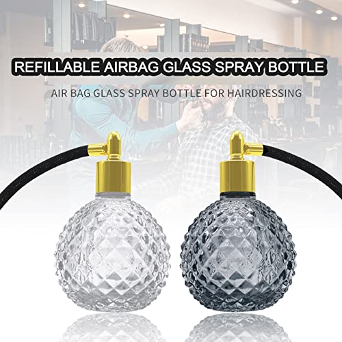 Garrafa de vidro recarregável do airbag da garrafa de pulverizador 100ml para a construção do cabelo