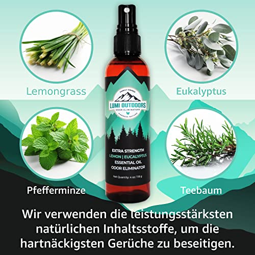 Schuhdeo Lumi Outdoors Spray und Geruchsbeseitiger mit natürlichen Inhaltsstoffen