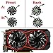 Dotodo 88MM T129215SU PLD09210S12HH Lüfter für Grafikkarte Kühler für Gigabyte GTX 960 / GTX 1050 / GTX 1060 / GTX 1070 / GTX 1070 ti/RX 470 570 580 | Lüfter Ersetzen Sie Den Kühler (Lüfter-AB)