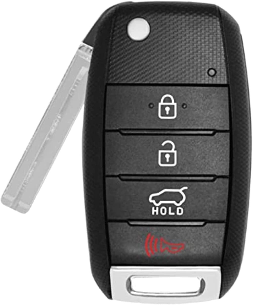 Genuine OEM 95430-D9100 Keyless Entry Remote Key FOB - TX Assembly with Key Blade / 95430D9100 for Kia Sportage 2017-2020