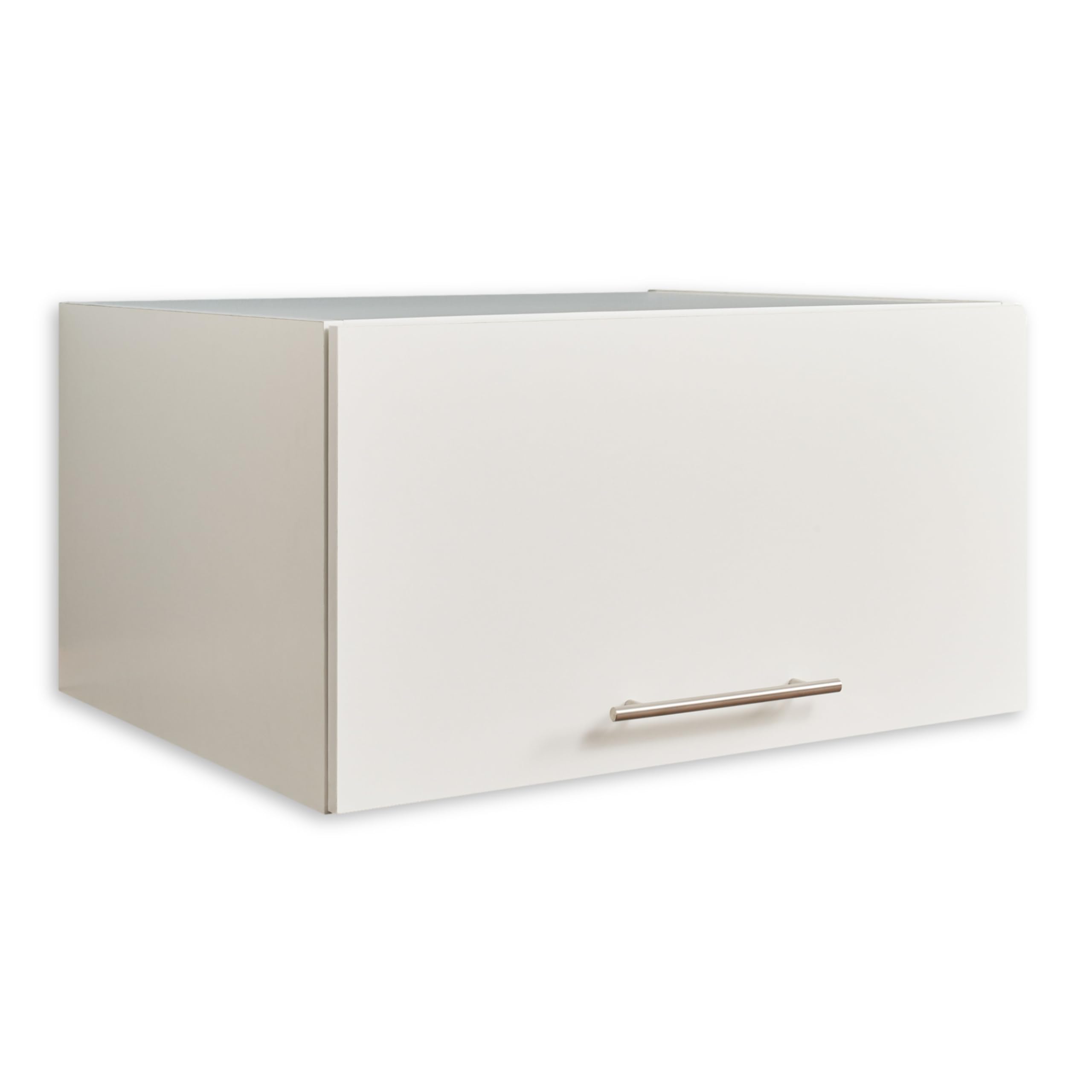 Laundreezy Schrankaufsatz für Waschmaschinenschrank, Weiß - Aufsatzschrank für zusätzlichen Stauraum in der Waschküche - 67,5 x 38 x 67,5 cm (B/H/T)