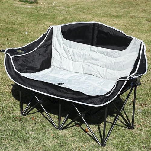 Chaise de camping double pliable à armature robuste grand confort - 3