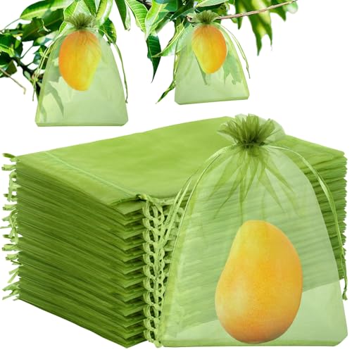 Unves 12 x 16 Inch Fruit Protection Bags, Garden Mesh