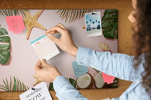 Tableau mémo mural en liège 60x40 idéal pour la planification de projets