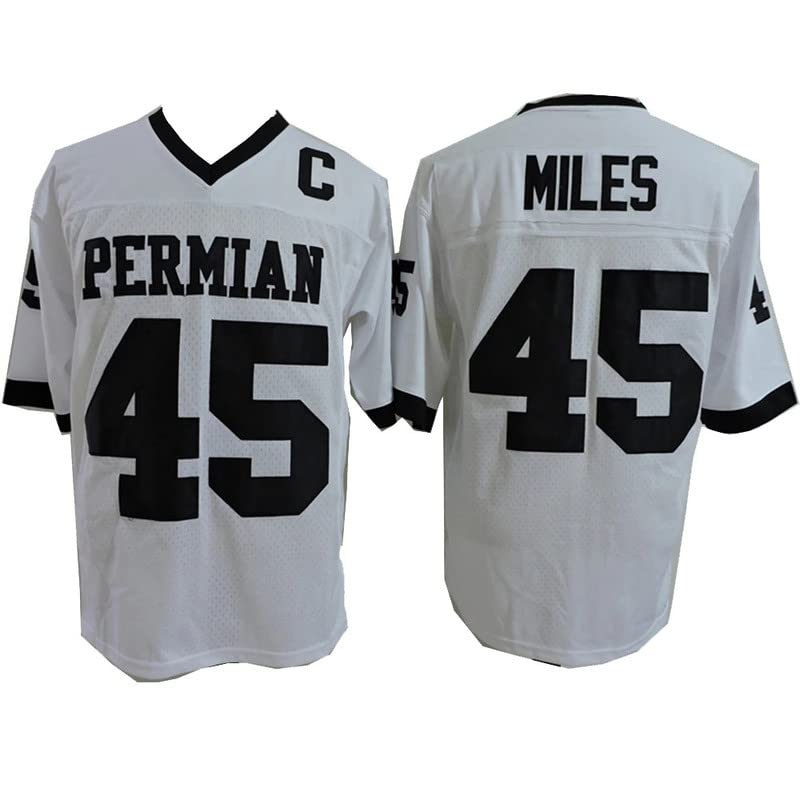 Boobie Miles Jersey 45 Permian High School Football Jersey Friday Night Movie Jersey White