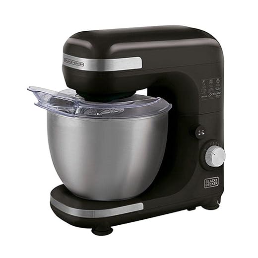 BLACK+DECKER Batedeira Planetária Orbitale, 8 velocidades, 5 Litros, Batedor em Inox, Potência 750W, Modelo PLAN2000PB2, 220V