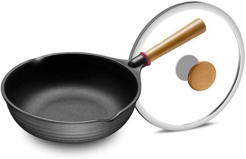 Cast Aluminum Pan, Polished Stainless Steel Nonstick Omelette Pan Frying Pan