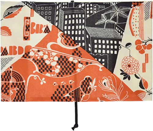 山本仁商店 和雑貨 京小物 夜長堂 ブックカバー ビルヂング 21-23-688B-C 約15.5×22.5cm