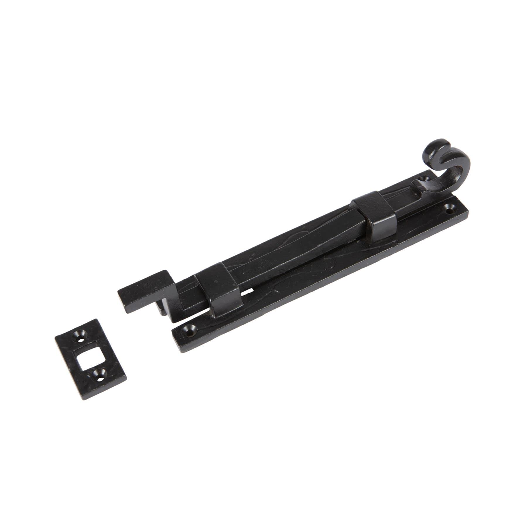 Hammer and Tongs - Cranked Shepherd's Crook Bolt - W185mm - Black