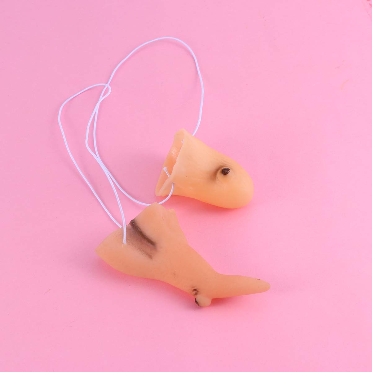 Hexennase & Kinn Set Für Kostüme - 2-teilige Halloween Verkleidung