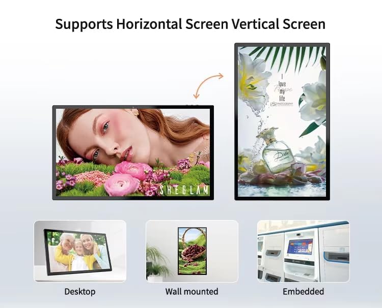 Image of Slim Edge 15.6 inch Android 14 RK3576S Octa-core Digital Signage, Wall Mount 1080P IPS Touch Screen Tablet with POE, 4G+64G, Smart Home Control Panel Surveillance Monitor (NO Battery NO Camera)