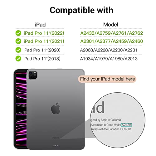 Case Compatible with iPad Pro 11 3/2 Generation (2021/2020) - Image 2