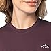 ColdPruf Women's Long Sleeve Thermal Underwear Crew Top, Maroon, Large