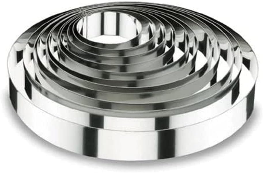 Lacor-68618-ROUND Cake Ring 18X6 CM. S/S. 18/10