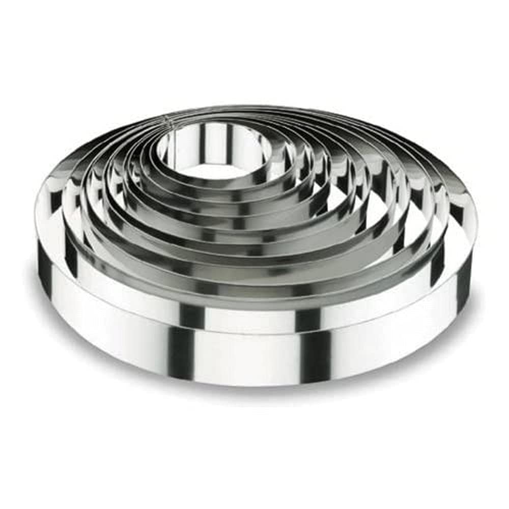 Lacor-68609-ROUND Cake Ring 9X6 CM. S/S. 18/10