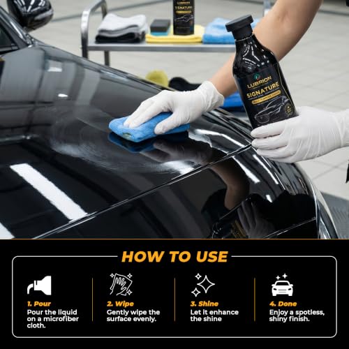 Image of Signature Multi Purpose Shiner - Premium Car Polish for Interior & Exterior, UV Protectant & Dust Repellent for Plastic, Vinyl & Leather | 300ml