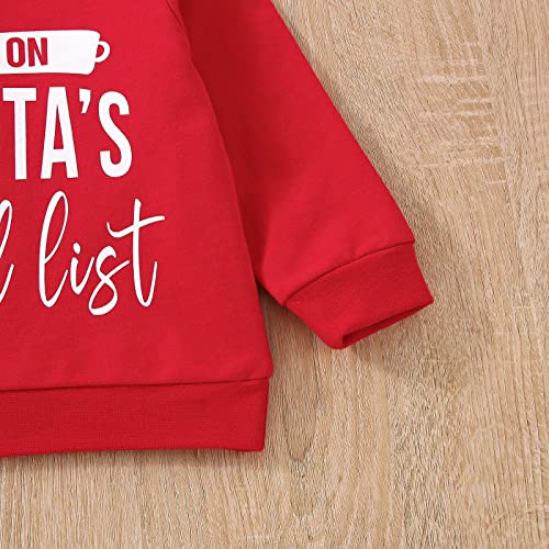 Xmas Kids Toddler Infant Newborn Baby Boys Girls Letter Long Sleeve Cotton Sweatshirt Tops Christmas Outfit Girl Hoodies3