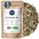 Lemongrass Bio, Tisana alla Citronella, Digestiva, Cucina, Sfuso, 100g | Foglie essiccate di citronella (Cymbopogon citratus), gusto agrumato fresco, per tisana, cucina asiatica, zuppe e curry