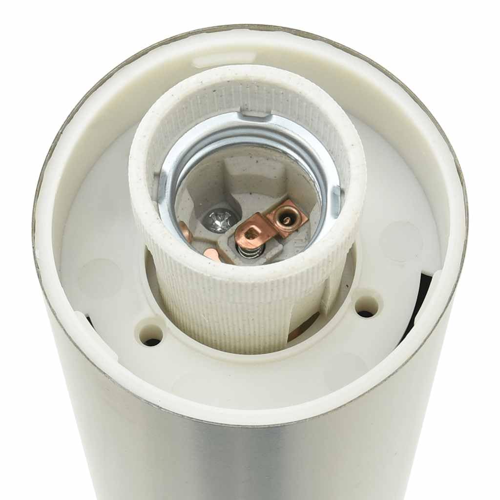 Set di 3 lampade a colonna con sensore in acciaio inox, altezza 110 cm, IP44, per esterni, terrazza, giardino, con sensore di movimento PIR e diffusore per un'illuminazione sicura del