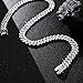 NETANICO Cuban Link Chain For Men - Iced Out Diamond Necklace | Silver & Gold Plated Hip Hop Chains