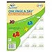 Channie's One Page A Day Double Digit Math Problem Workbook for 1st - 3rd Grade Simply Tear Off On Page a Day For Math Repetition Exercise!