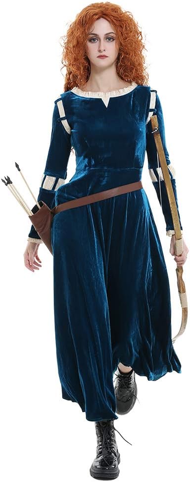 miccostumes Women's Princess Brave Adult Cosplay Costume with Quiver