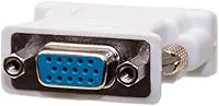 Vista 2 de CableWholesale Adaptador de vídeo analógico DVI-A a VGA, macho DVI-A a HD15 hembra