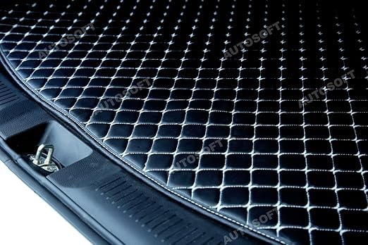 Image of Auto Soft 7D Car Boot Mat for Swift(2018-2023) | Full Dicky Coverage Trunk /Dicky /Base car Boot mat | Nappa Leatherette Precision Diamond Cut Anti-Slip Trunk Liner | Car Accessories