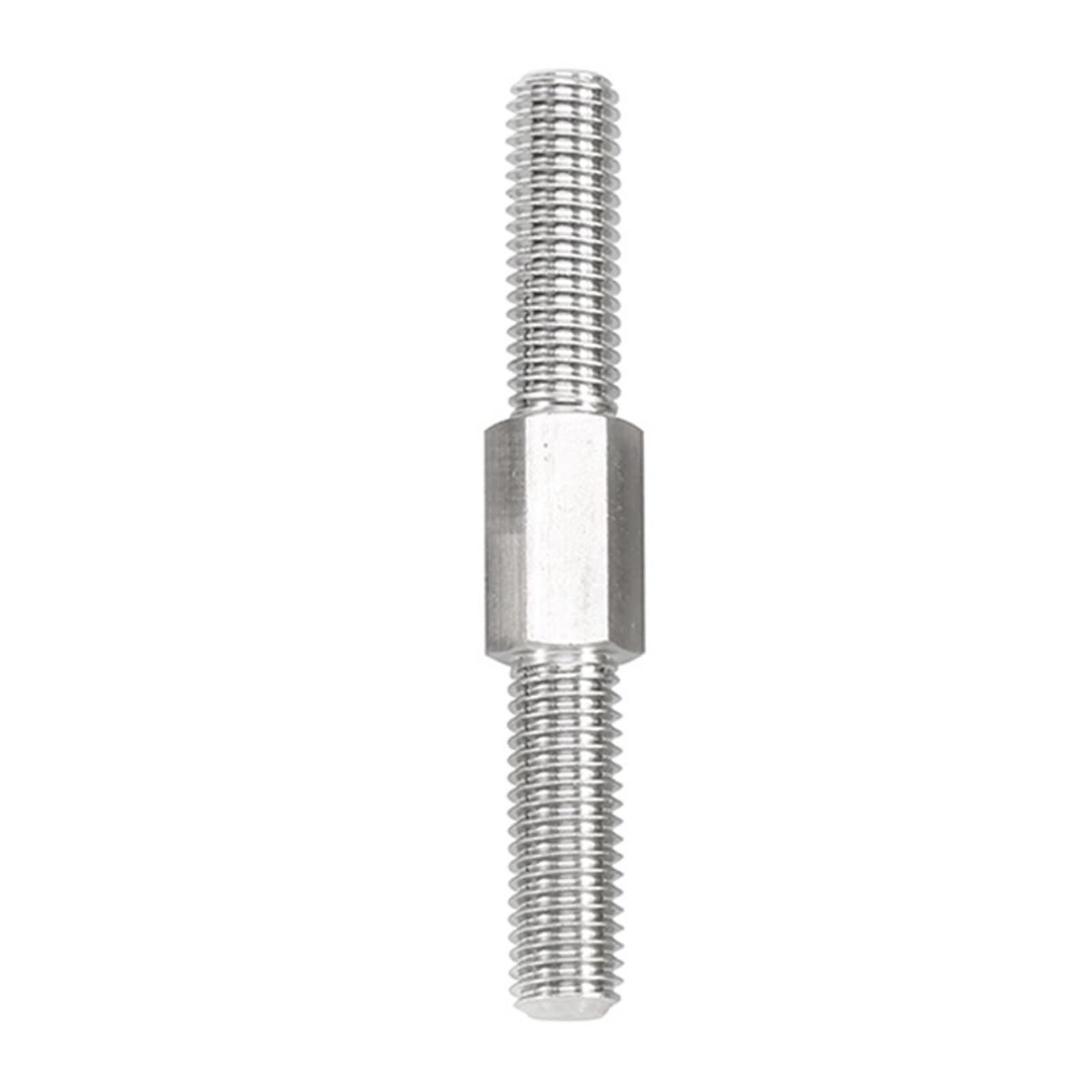 WEKONUMEX Double Ended Stud Nut, 304 Stainless Steel Hex Double End Threaded Stud Left Right Thread M14 M16 50-150mm(90mm,M16)